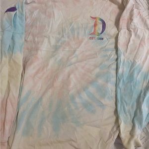 Tie dye lightly used Disney spirit jersey size extra small/xs